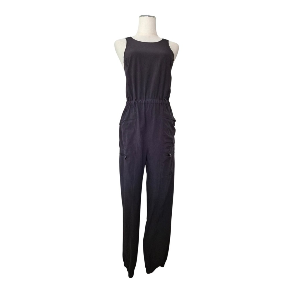 Patagonia Fleetwith Jumpsuit‎ Women's Small Black Sleeveless Stretch Utility